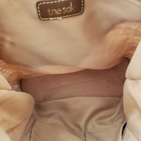 The Sak Hand Crochet Tan Shopping Tote Bag - Picture 9 of 10